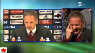 Mihajlovic guarda la sua imitazione e si diverte «Siamo uguali» ho pensato davvero fossi io [upl. by Ellison]