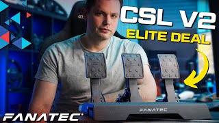 Fanatec CSL Elite V2 Pedals Review – Are They Worth It [upl. by Miza]