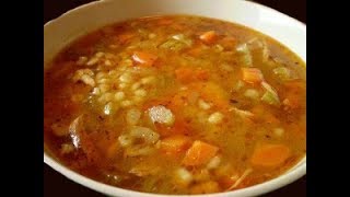 Recette Soupe à lOrge Délicieuse [upl. by Mcclure]