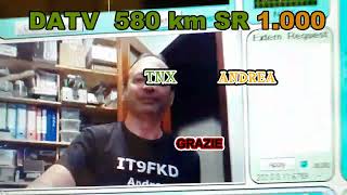 DATV SR2000 DISTANCE 580km  19 6 2024 IT9FKD  SV1EBS  ITALY  GREECE [upl. by Norved]