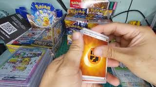 Pokemon Surging Sparks Booster Box episode 21 [upl. by Lebatsirc]