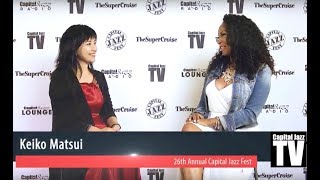 Keiko Matsui Interview  2018 Capital Jazz Fest [upl. by Saitam]