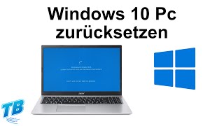 Windows 10 Pc zurücksetzen  schneller machen und für den Verkauf vorbereiten [upl. by Ocnarf]