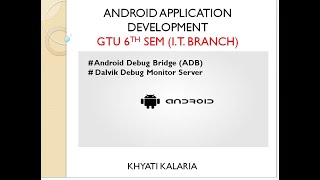 Android Debug Bridge ADB  DDMS [upl. by Shellans271]