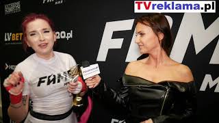 Godlewska vs Linkiewicz Marta Linkiewicz wygrała walkę z Moniką Esmeraldą Godlewską FAME MMA 3 [upl. by Drews]