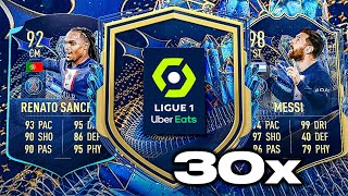 30x LIGUE 1 TOTS PACKS amp 2x LEVEL 30 PLAYER REWARDS FIFA23 [upl. by Ahsilat]