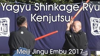 Yagyu Shinkage Ryu Hyoho Kenjutsu  Owari Branch  Kajitsuka Yasushi  Meiji Jingu Reisai 2017 [upl. by Mady]