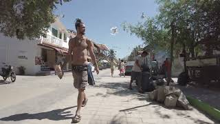 Walking around Mexicos Zipolite [upl. by Namrak899]