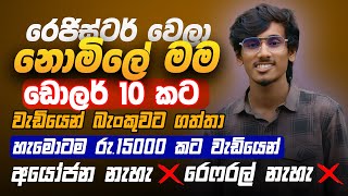 online job sinhala  online job at home sinhala  E money sinhala  online salli hoyana karama [upl. by Brackely787]