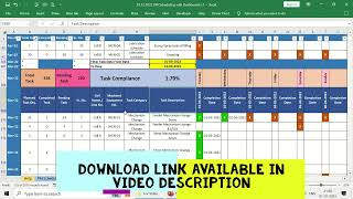 Excel Template Preventive Maintenance PM Scheduling Dashboard [upl. by Alica773]