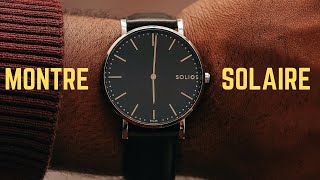 SOLIOS REVIEW  LA MEILEURE MONTRE SOLAIRE POUR LE PRIX [upl. by Nikolia]