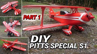 DIY Pitts Special S1 rc plane part 1 [upl. by Durnan]