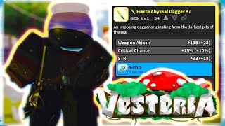 NEW BEST DUAL DAGGER CRIT BUILD FOR ASSASSIN  Roblox Vesteria [upl. by Katt]