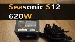 Seasonic S12 II 620W unboxing review [upl. by Ahab]