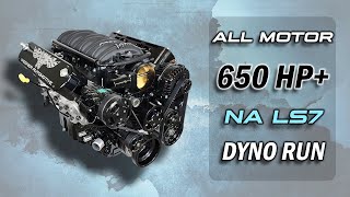 Wegner Automotive NA 441CI LS7 Engine Package Dyno Run [upl. by Geraldina]