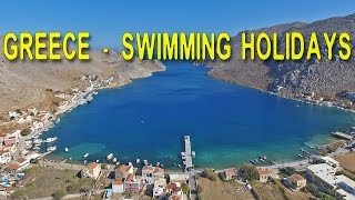 Greek Swimming Holiday amp Vacation around Symi island Greece [upl. by Rosie958]