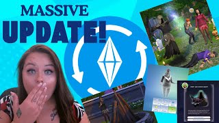 THE SIMS 4 JUST RELEASED A MAJOR BASEGAME UPDATE EVERYTHING WE GOT IN THE 10222024 UPDATE 💚👻👀 [upl. by Peddada]