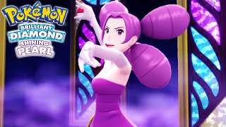 Pokémon Brilliant Diamond amp Shining Pearl vs Gym Leader Fantina 4K60FPS [upl. by Nabois]