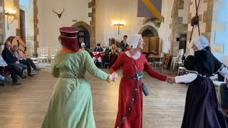 Rossina Fifteenth Century Italian dance [upl. by Robin]