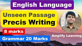 How to write Precis  Last min Tips  English Language Class 10th 2024 Exam [upl. by Elvina954]