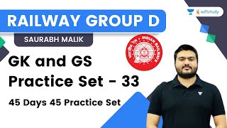 GK and GS Practice Set  33  Railway Group D Exam 2022  Saurabh Malik  Wifistudy [upl. by Claiborn925]