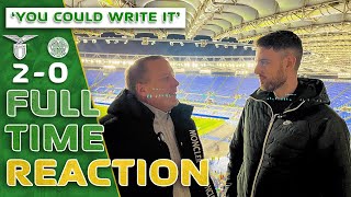 Lazio 20 Celtic  FullTime Reaction from Stadio Olimpico [upl. by Zeculon976]