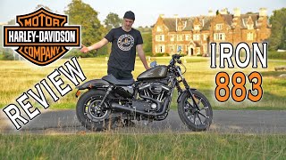 Iron 883 HarleyDavidson Review  Cobra elDiablo 2into1 exhaust pipes Get one before theyre axed [upl. by Schroeder]