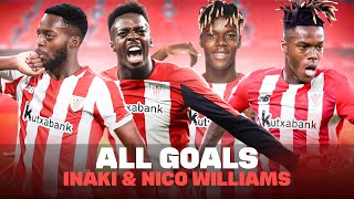 IÑAKI y NICO los hermanos WILLIAMS  Todos los goles en LALIGA EA SPORTS [upl. by Anitsirc]