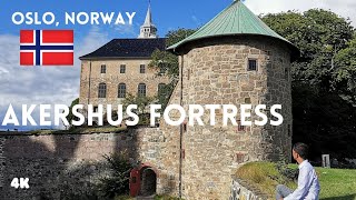 Akershus Fortress Oslo Norway 2023 4K howtogotoakershusfortress [upl. by Delmer]