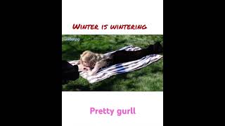 Winter ❄️ wintering 🌼🌼winter æspa ytshorts fypシ゚viral [upl. by Sverre]