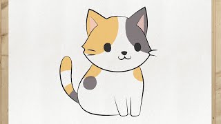 Comment dessiner un Chat étape par étape et facilement [upl. by Guarino]