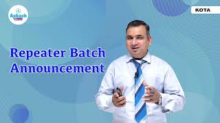 Aakash Institute Kota Special Batch for NEET Aspirant  12th Passed  Repeater Batch  Dropper Batch [upl. by Amilas]