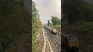 Trains at UNSTONE DERBYSHIRE 20924 2x voyagers on a PlymouthEdinburgh [upl. by Mapel]