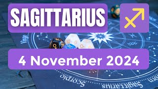 Sagittarius horoscope  Sagittarius Horoscope for Today 4 November 2024 [upl. by Gabbey]