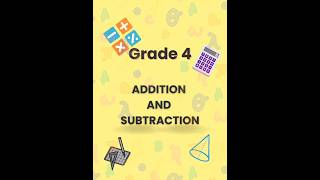 Math Grade 4 Addition and Subtraction worksheet shorts maths [upl. by Eynaffit]