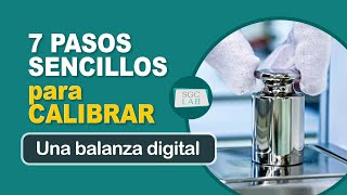 ✅ Cómo calibrar una BALANZA DIGITAL de laboratorios [upl. by Timofei]