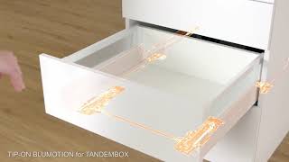 Blum Tandembox Antaro TIP ON  BLUMOTION [upl. by Rydder]