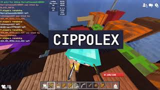 Playing bloxdio skywars funny gameplay [upl. by Rainie]