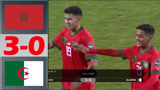 Morocco vs Algeria Highlights  Africa Cup of Nations U17  AFCONU17 2023 QF  5102023 [upl. by Paola712]