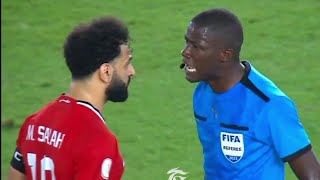 Salah VS Referee Fight  AFCON [upl. by Ardnwahsal]