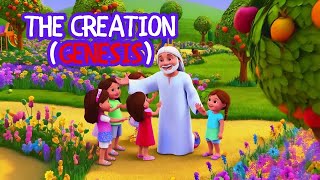 The CREATION Story GENESIS  Kids Bible Story  Sir Kerks Kids [upl. by Audette]