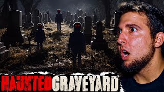 OUR TERRIFYING NIGHT with BLACKEYED CHILDREN of HAUNTED GRAVEYARD [upl. by Okiram]