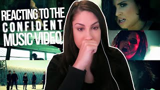 Demi Lovato  Confident Official Video Reaction [upl. by Ocimad]