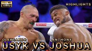 Anthony Joshua VS Oleksandr Usyk 2  Highlights HD boxing [upl. by Hazeghi]