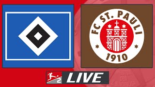 Hamburger SV  FC St Pauli  32 Spieltag 2 Bundesliga LIVERADIO [upl. by Enamart]