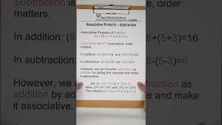 Number Properties  Associative Property of Subtraction [upl. by Guglielma]