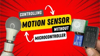 DIY motion sensor LED lamp  PIR motion sensor light [upl. by Estrellita687]