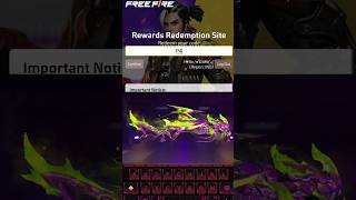 FREE FIRE REDEEM CODE TODAY 27 JULY REDEEM CODE FREE FIRE  FF REDEEM CODE TODAY 27 JULY 💙 [upl. by Kitty]