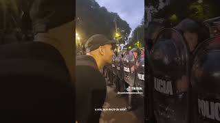 Protesta y detenciones en elGaumont [upl. by Barhos475]