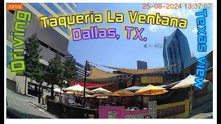 Driving Taqueria La Ventana McKinney Ave Dallas TX to Sabaidee Lao amp Thai Lemmon Ave Dallas TX [upl. by Longtin]